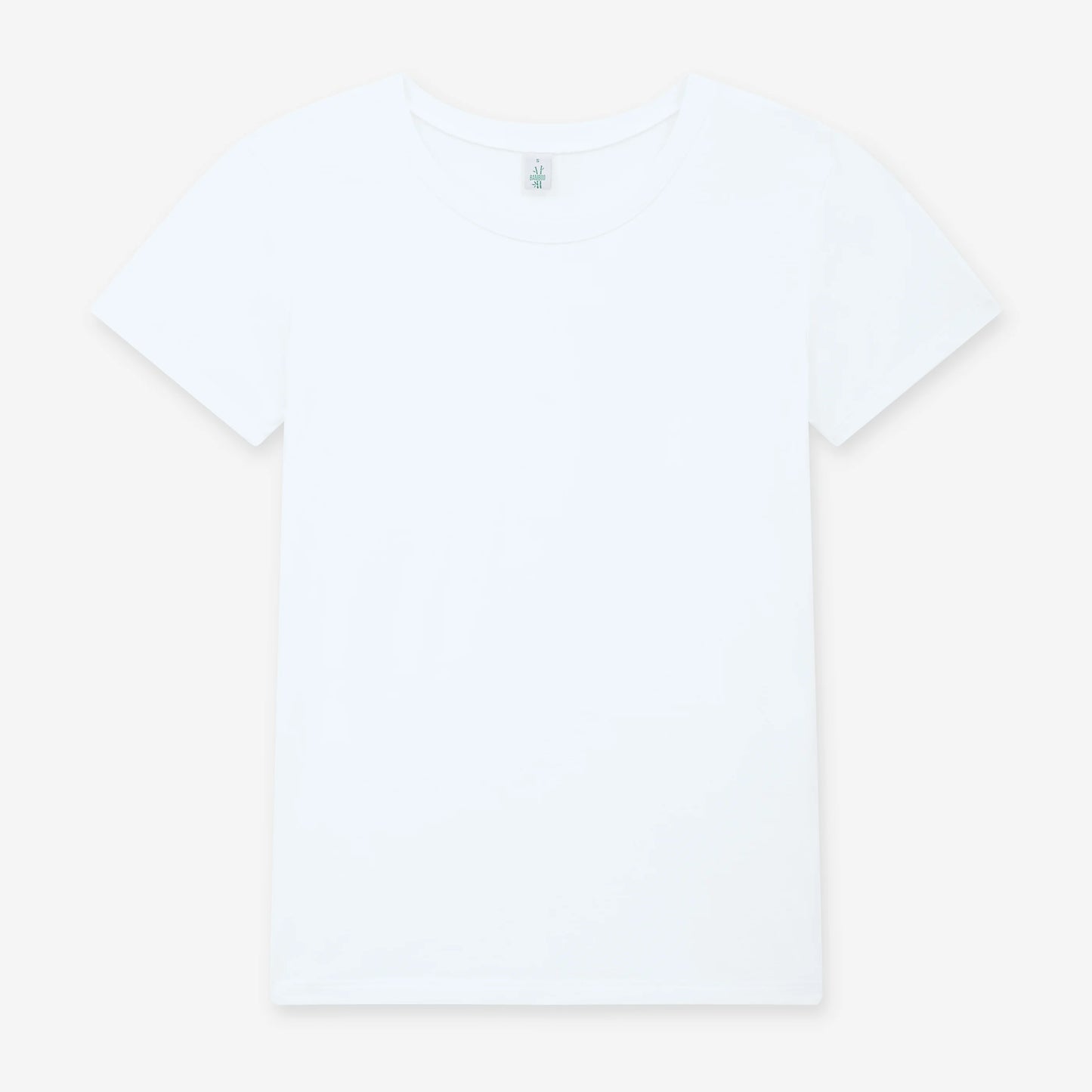 Women's Fit Bamboo Jersey T-shirt - White - XL
