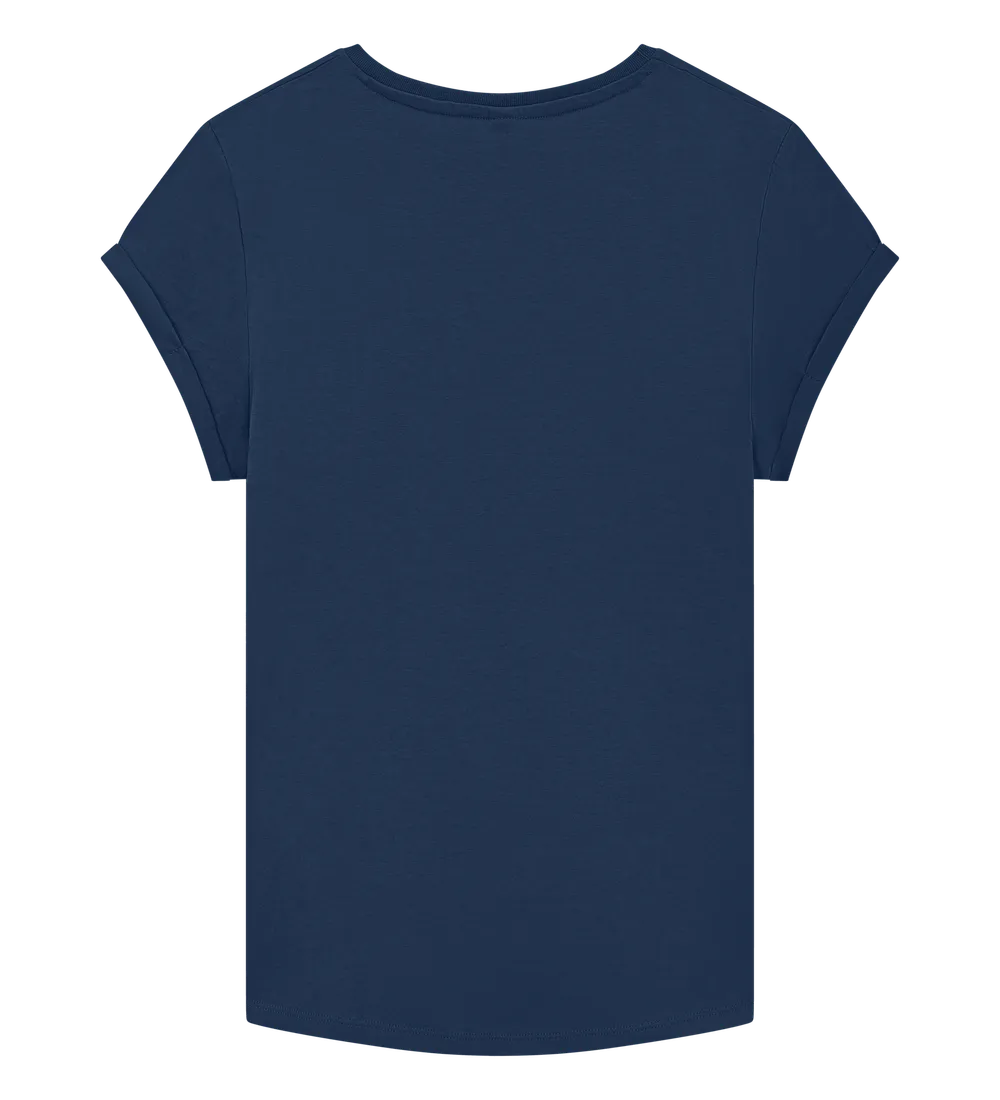 EP16-FRNA0 - Women's Rolled Sleeve T-shirt - French Navy
