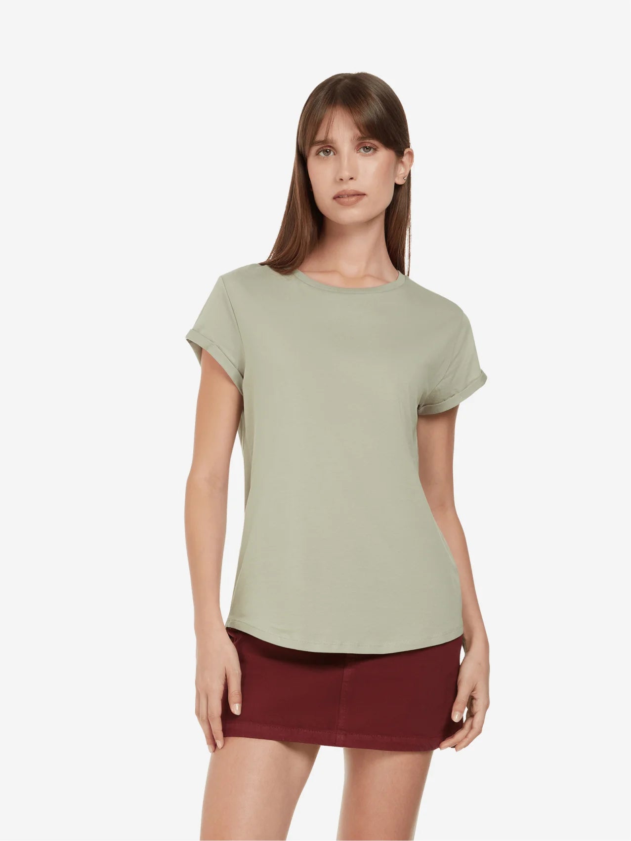 Earth Positive Women's Rolled Sleeve T-shirt