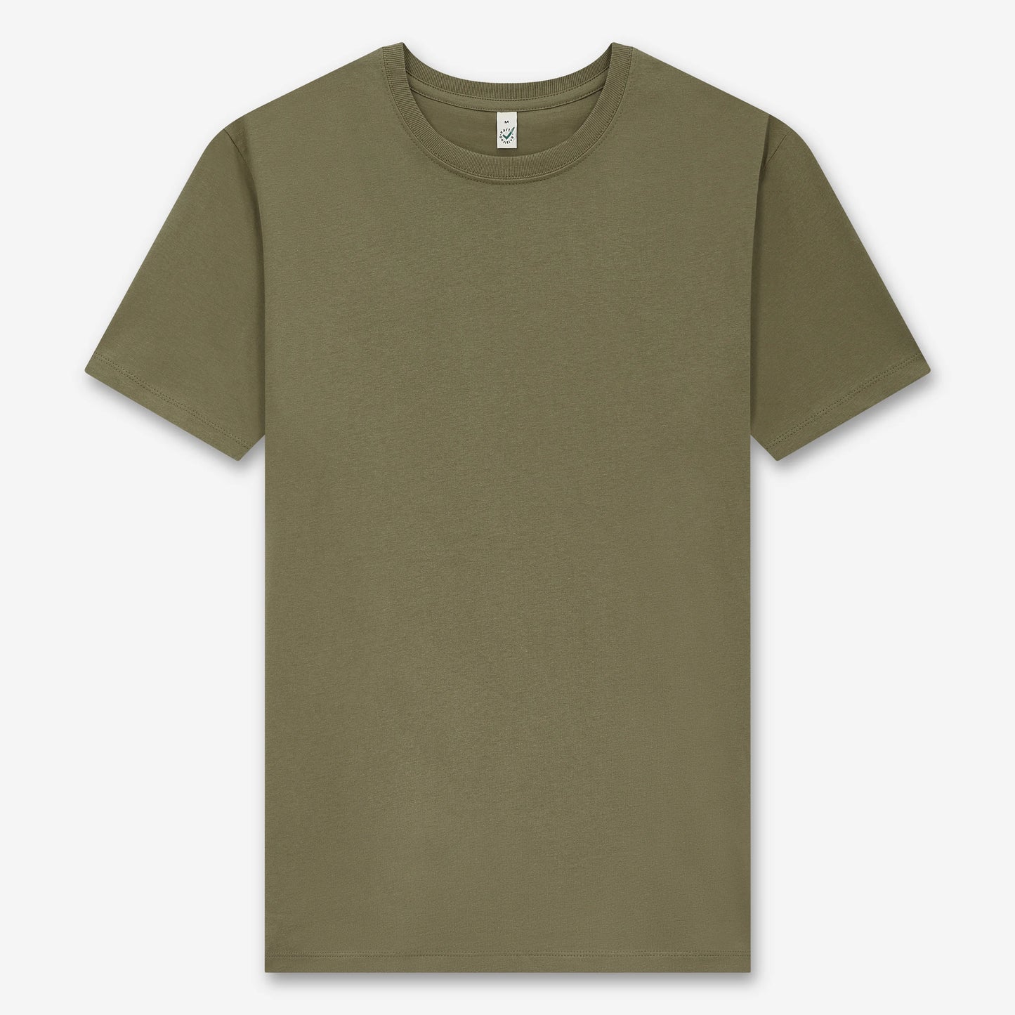 Earth Positive Premium Jersey T-shirt - Faded Khaki - S