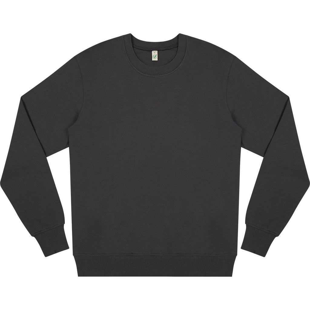 Earth Positive Sweatshirt - Faded Black Deep Grey - S