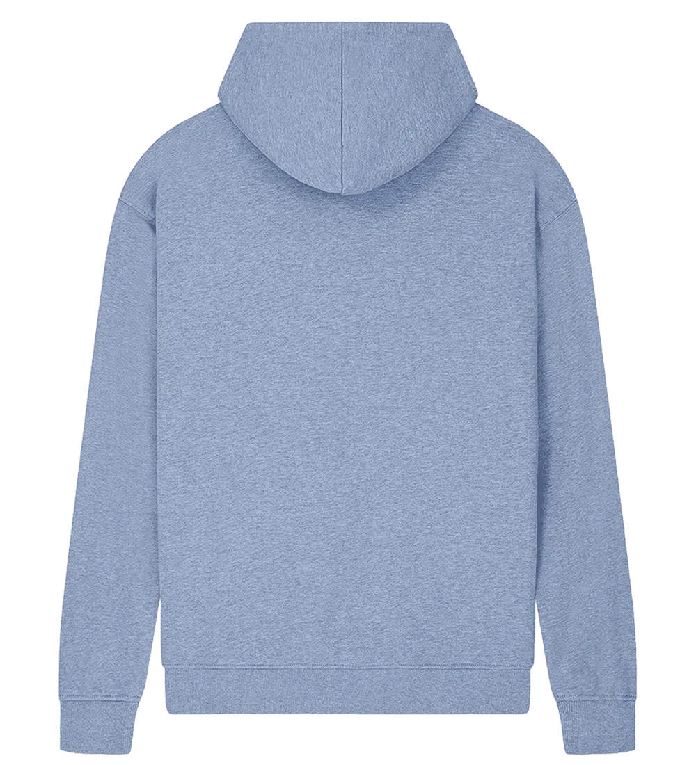 EP304-LBHE5 - Half Zip Hoodie - Light Blue Heather