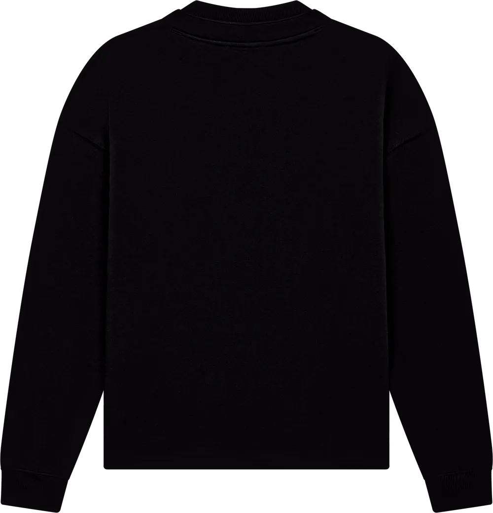 EP305-BL2 - Mock Neck Sweatshirt - Black