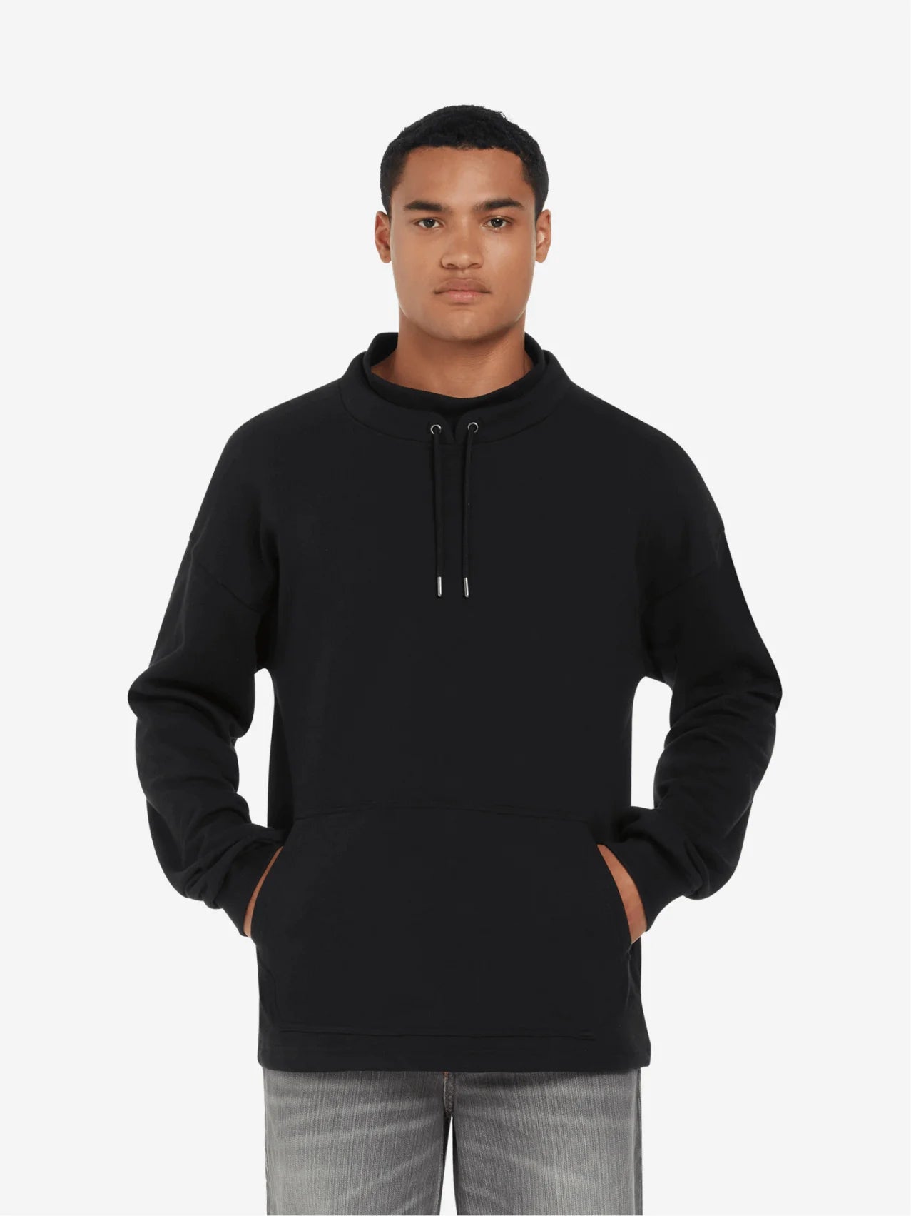 Earth Positive Mock Neck Sweatshirt