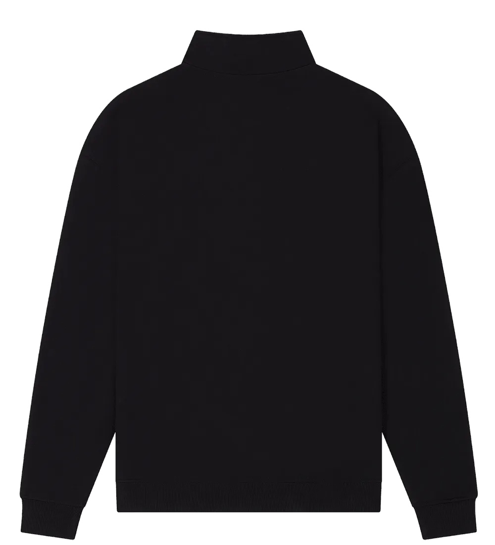 EP307-BL3 - 1/4 Zip Sweatshirt - Black