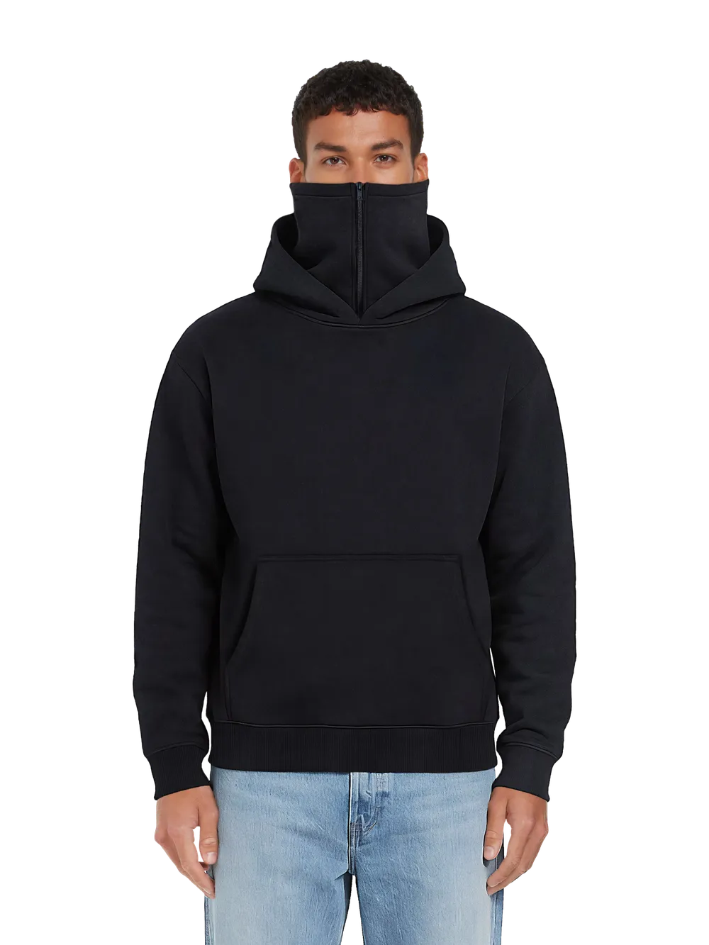 EP313 - Earth Positive® Super High Neck Hoodie – Organic, Ethical