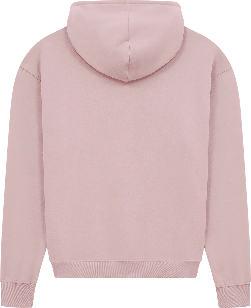 EP314-SUPR2 - Women's Half Zip Hoodie - Sueded Miami Pink