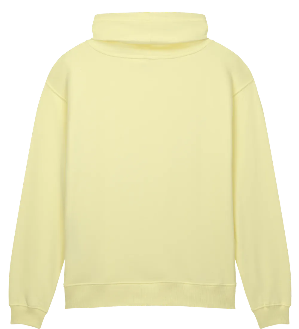 EP315-SUPLE1 - Women's Funnel Neck Sweatshirt - Sueded Pale Lemon