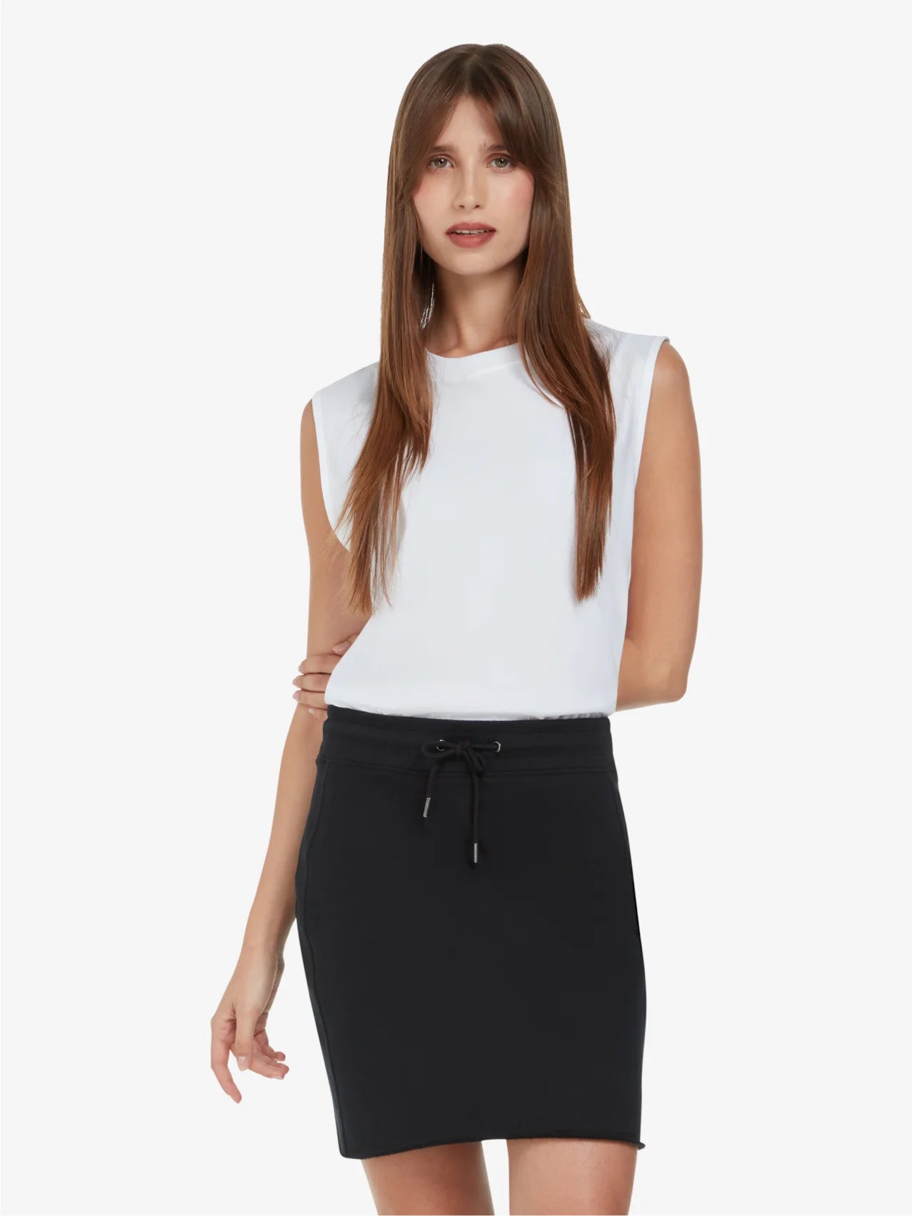 Earth Positive Women's Raw Hem Sweat Skirt