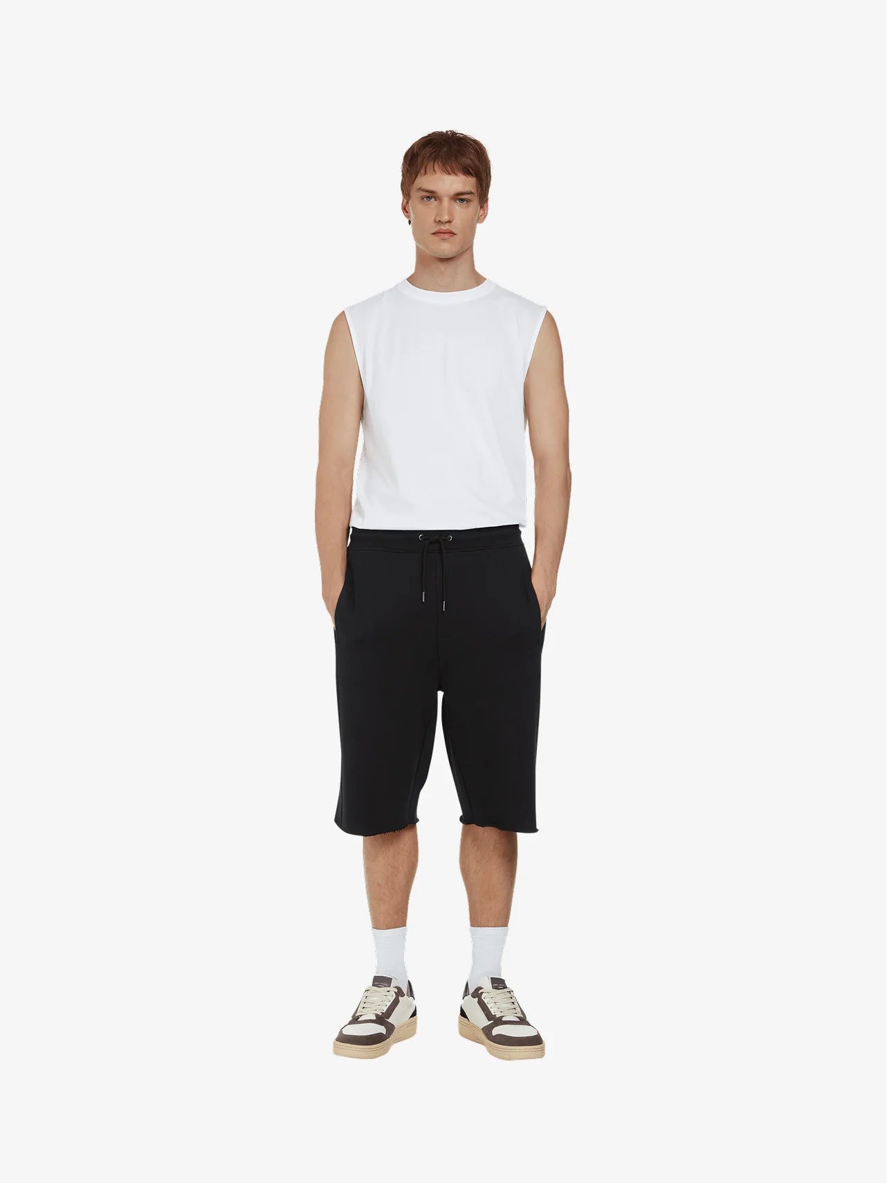 Earth Positive Raw Hem Sweat Shorts
