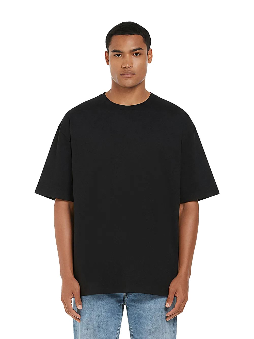 DIANTE Back design baretop ブラック EP50 - Earth Positive® Heavy Boxy T-shirt – Organic, Ethical