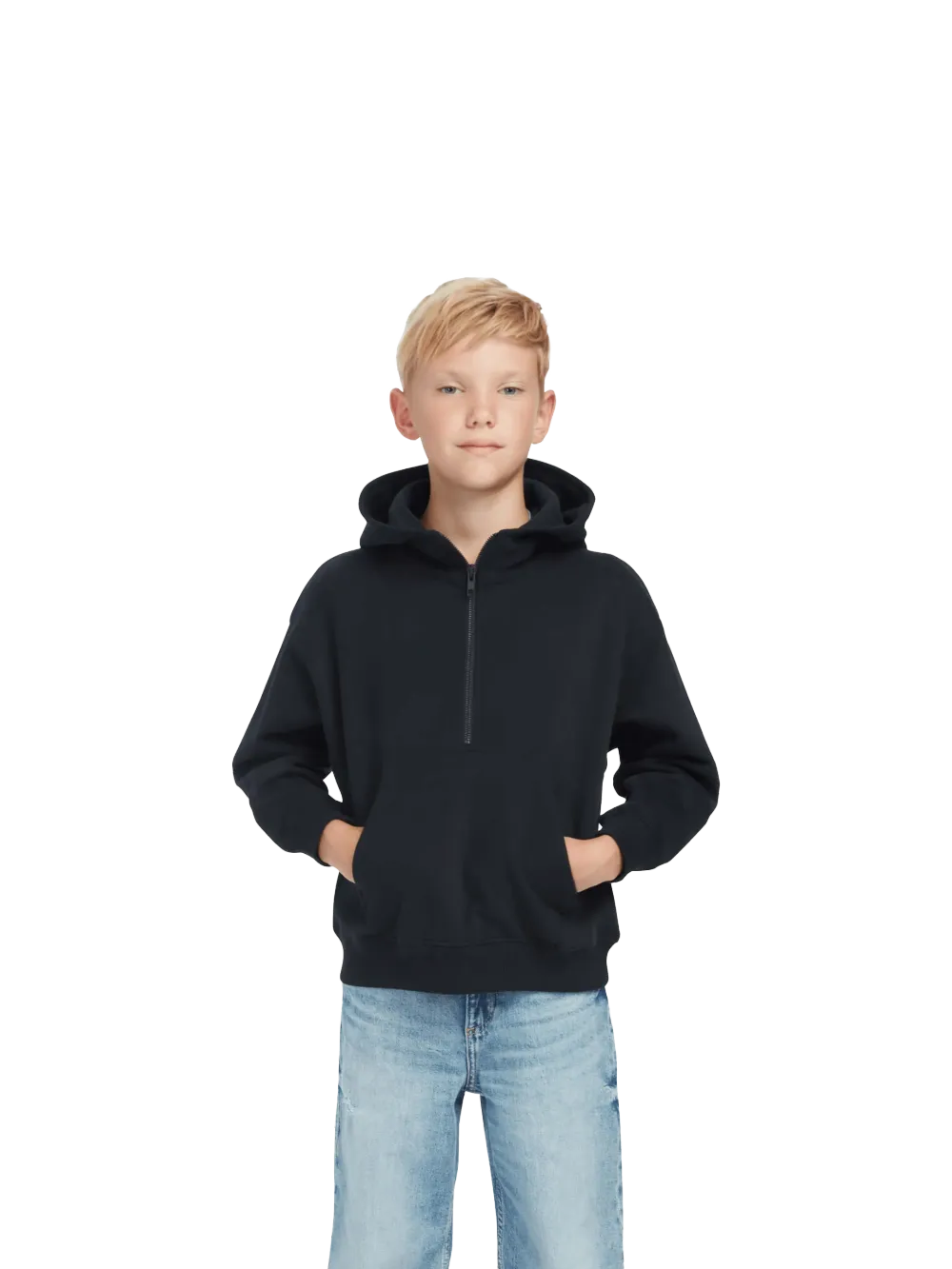 EPJ304 - Earth Positive® Children's Half Zip Hoodie – Organic