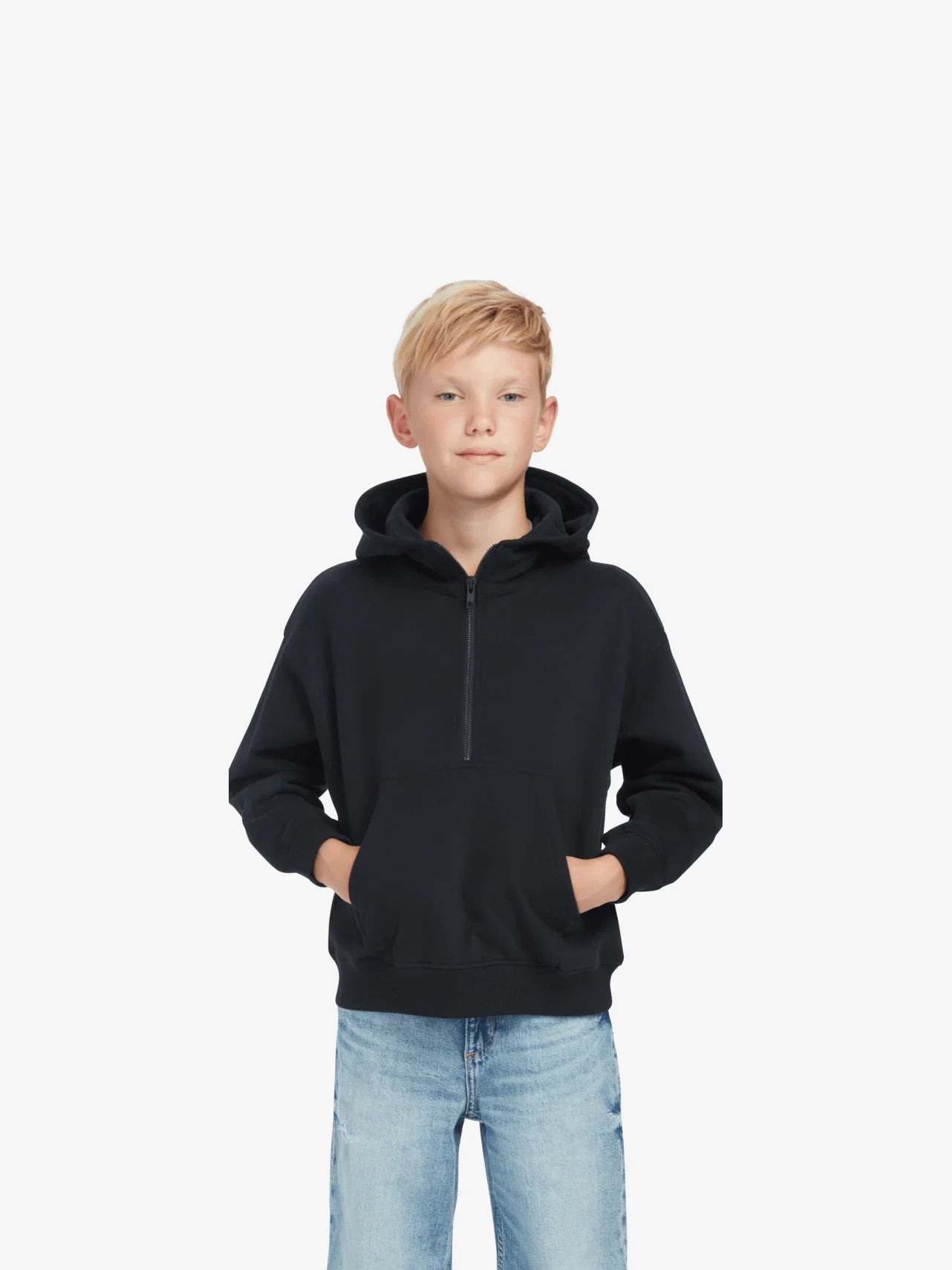 Earth Positive Children's Half-Zip Hoodie