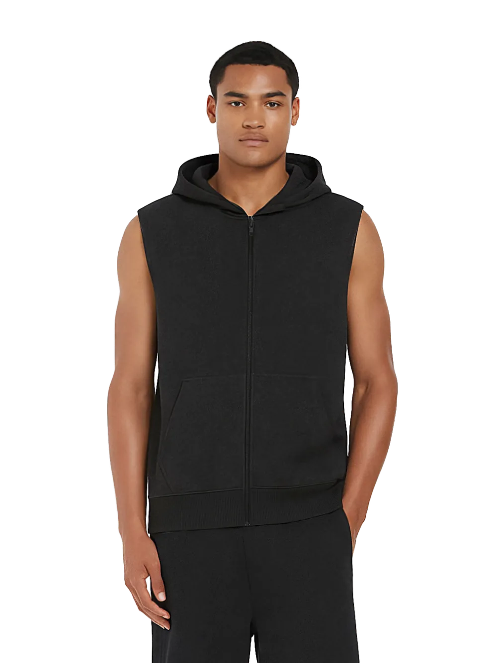 EP309 - Sleeveless Full Zip Hoodie