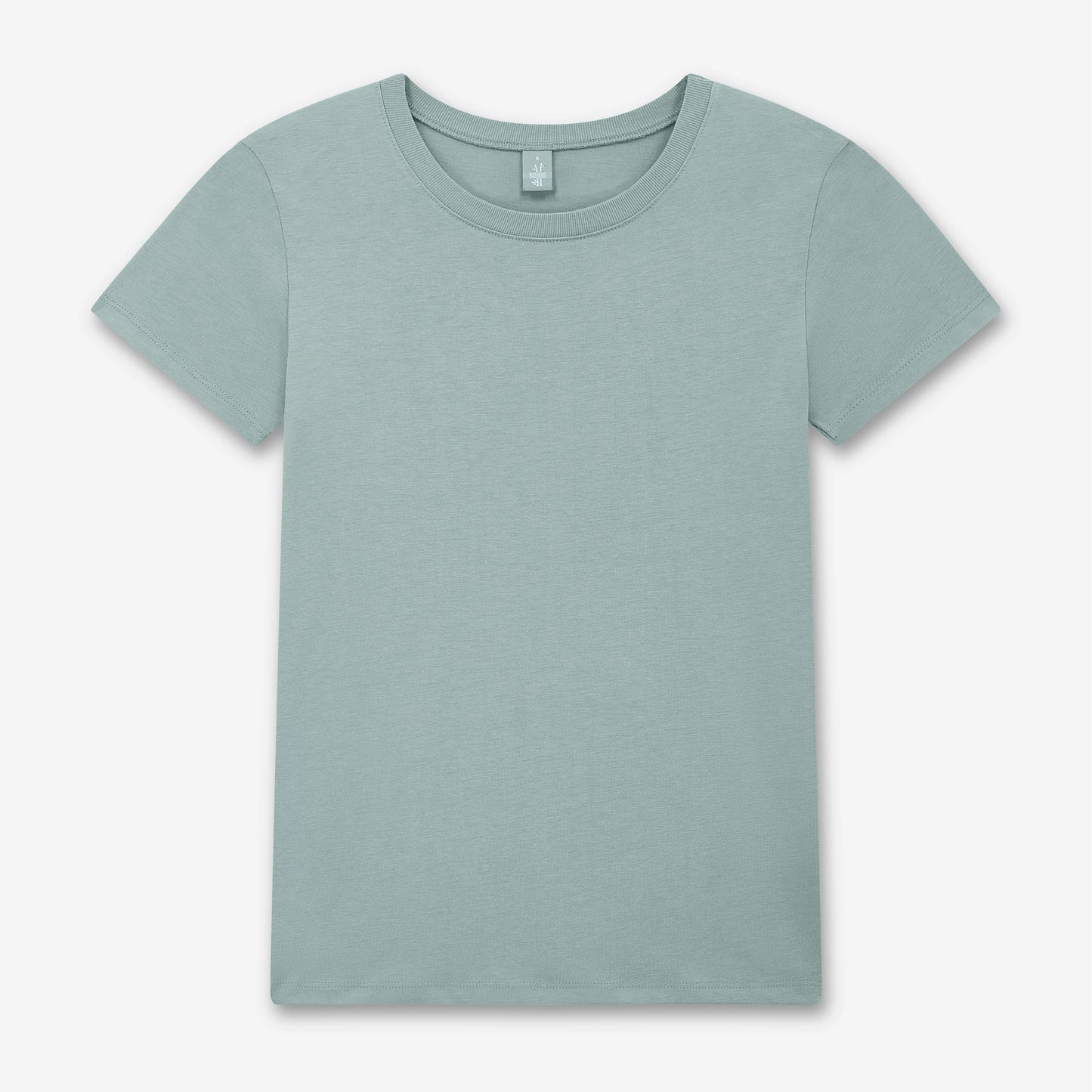 Women's Fit Bamboo Jersey T-shirt - Light Grey - M