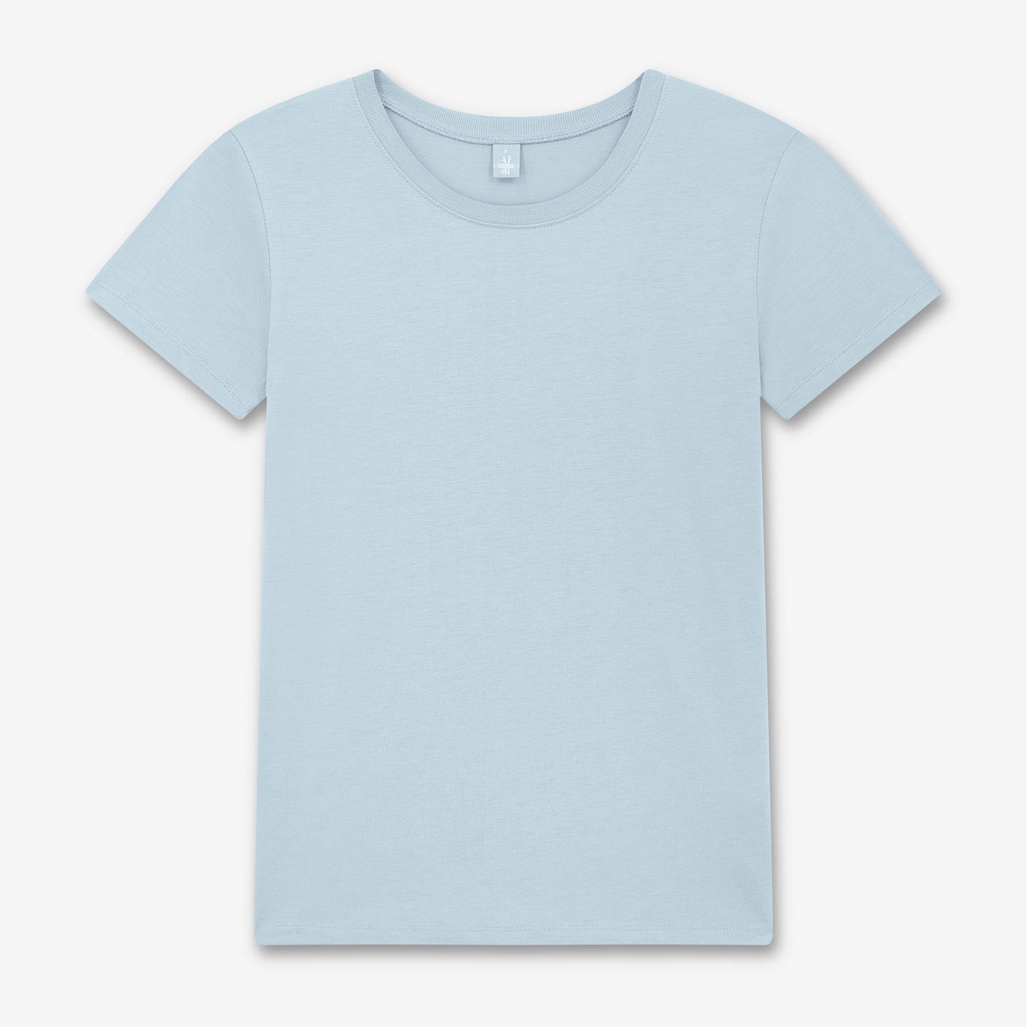Women's Fit Bamboo Jersey T-shirt - Pastel Blue - M