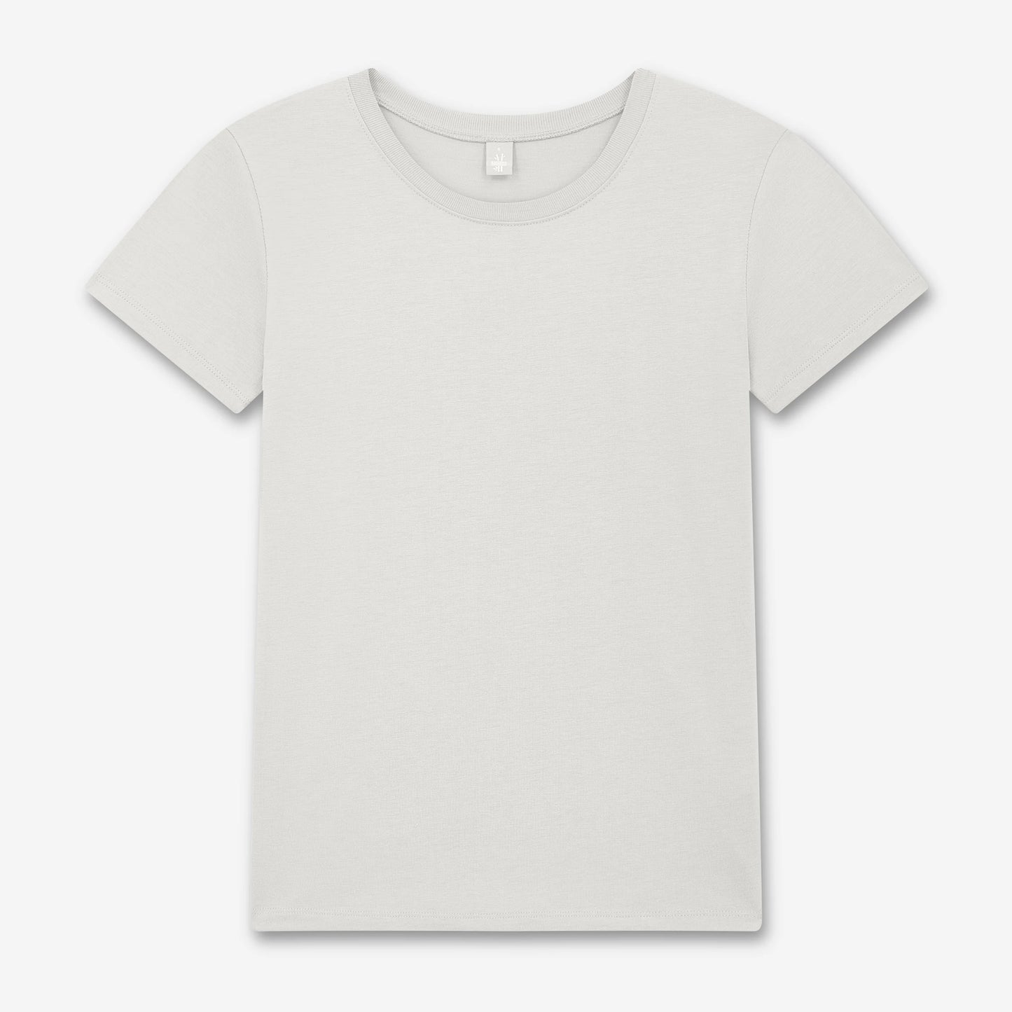 Women's Fit Bamboo Jersey T-shirt - Warm White - M