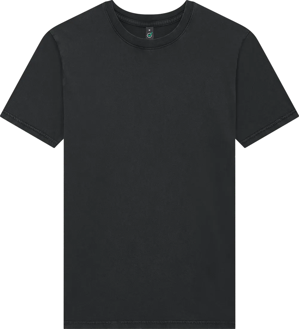 EP01-SBL4 - Jersey T-shirt - Stone Washed Black