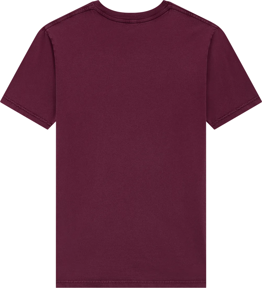 EP01-SBU2 - Jersey T-shirt - Stone Washed Burgundy