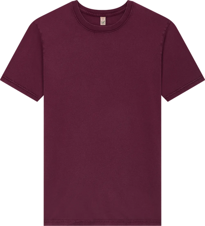 EP01-SBU3 - Jersey T-shirt - Stone Washed Burgundy