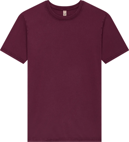 EP01-SBU4 - Jersey T-shirt - Stone Washed Burgundy