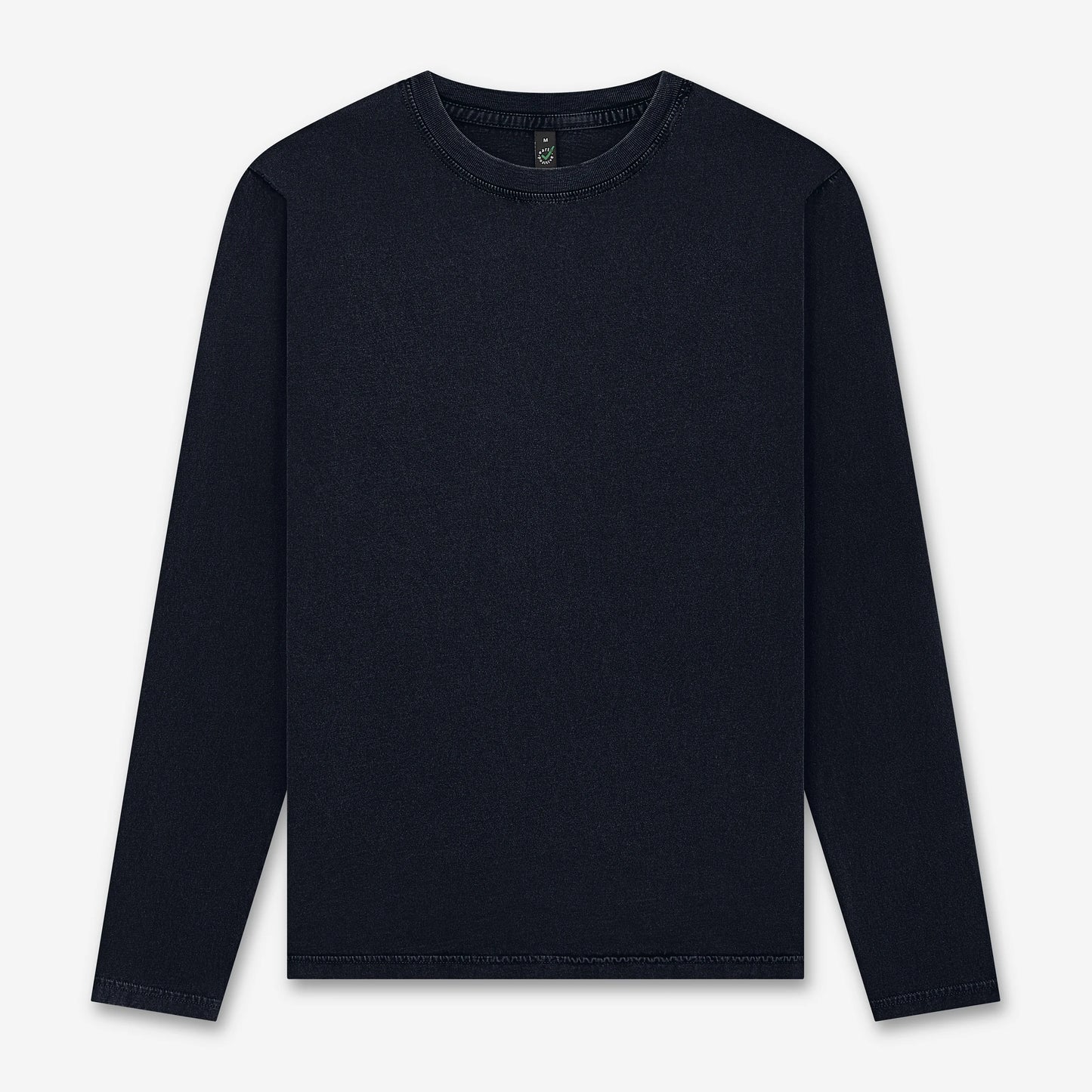 Earth Positive Long Sleeve T-shirt - Stone Washed Black - XL