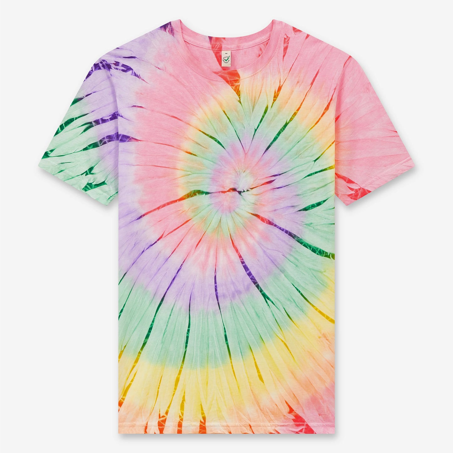 Earth Positive Jersey T-shirt - Tie Dye Rainbow - XS