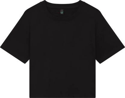 EP026-BL2 - Women's Premium Boxy T-shirt - Black