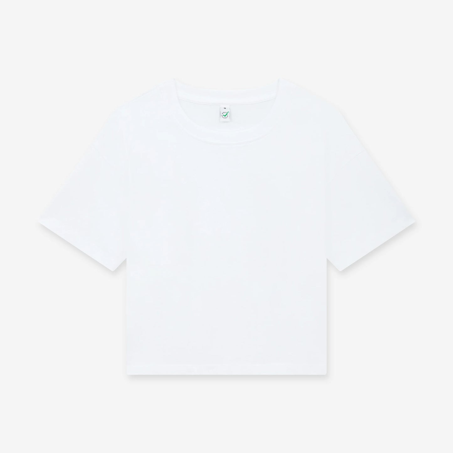 Earth Positive Women's Premium Boxy T-shirt - White - S