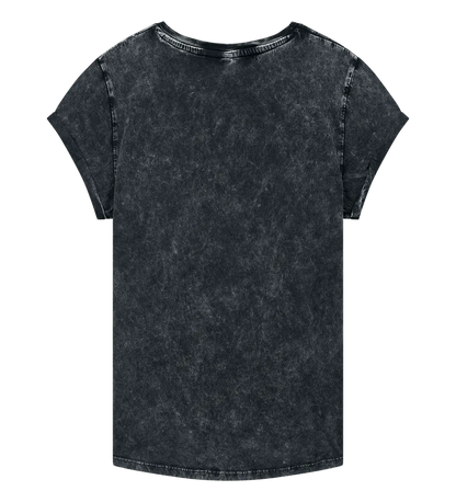 EP16-ABL00 - Women's Rolled Sleeve T-shirt - Acid Black