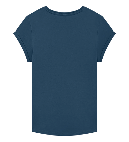 EP16-DE3 - Women's Rolled Sleeve T-shirt - Denim Blue