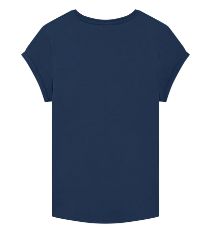 EP16-FRNA3 - Women's Rolled Sleeve T-shirt - French Navy