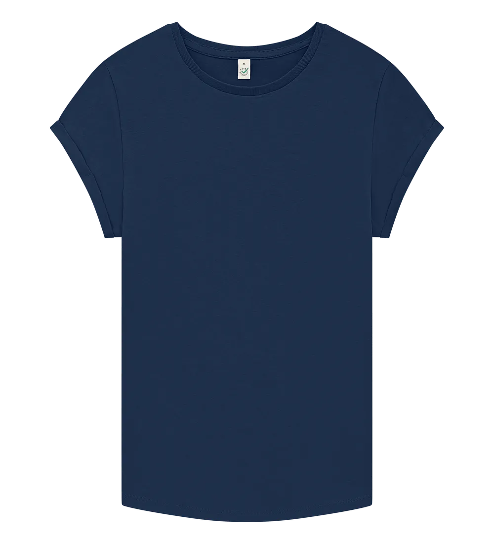 EP16-FRNA0 - Women's Rolled Sleeve T-shirt - French Navy