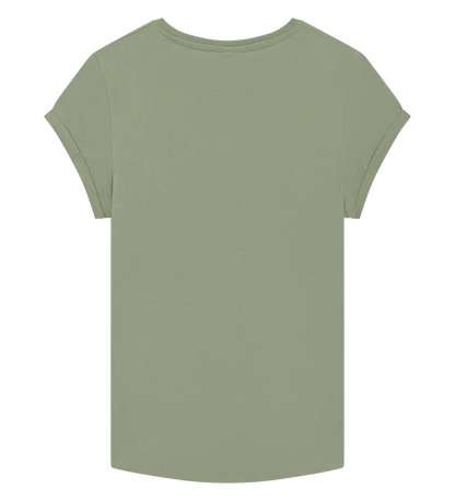 EP16-PGR00 - Women's Rolled Sleeve T-shirt - Light Olive
