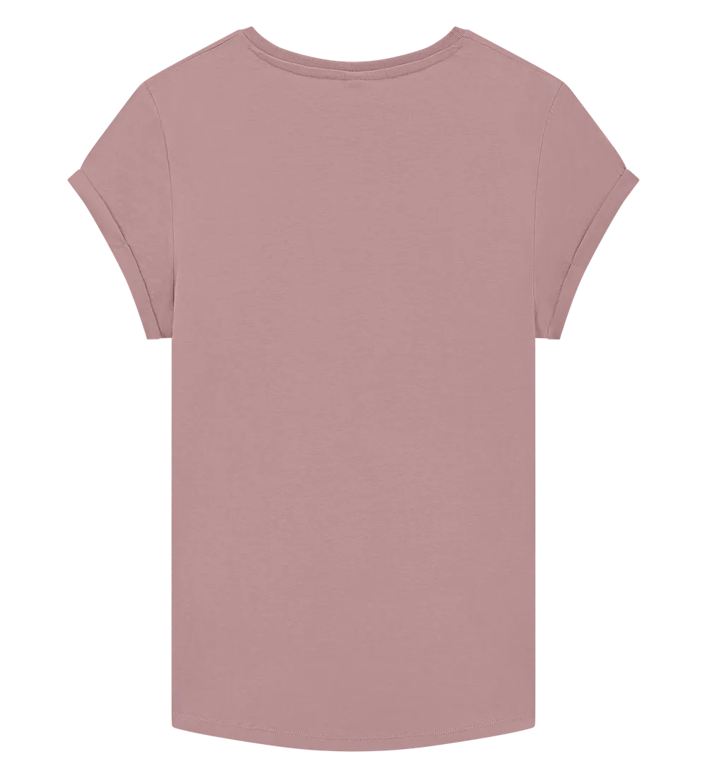 EP16-PR00 - Women's Rolled Sleeve T-shirt - Miami Pink