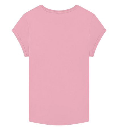 EP16-SPK00 - Women's Rolled Sleeve T-shirt - Stone Washed Pink