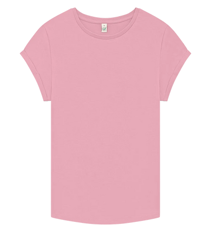 EP16-SPK00 - Women's Rolled Sleeve T-shirt - Stone Washed Pink