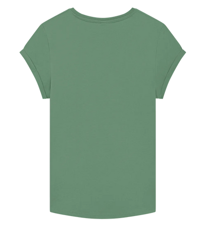 EP16-SSAG3 - Women's Rolled Sleeve T-shirt - Stone Washed Sage Green