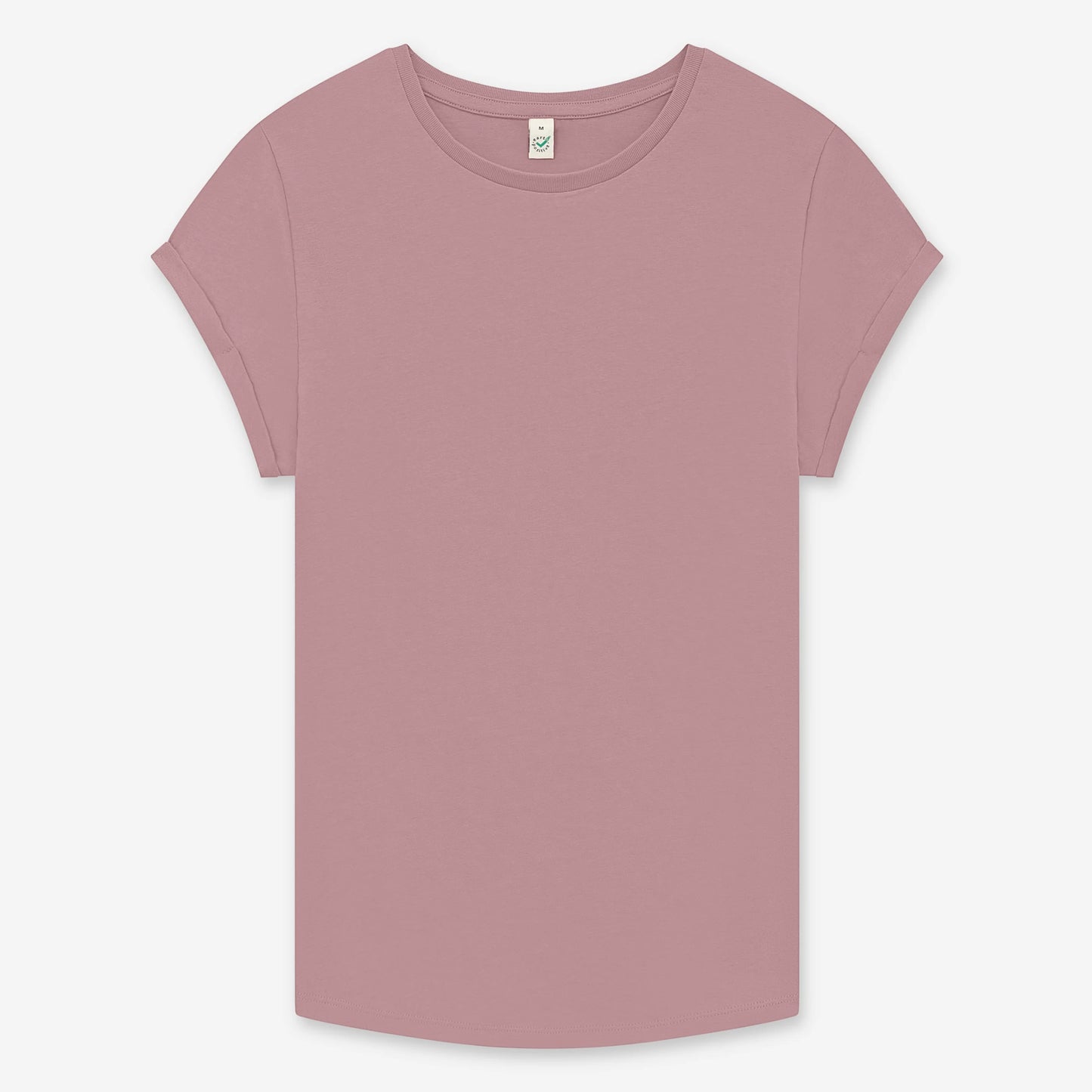 Earth Positive Women's Rolled Sleeve T-shirt - Miami Pink - XS