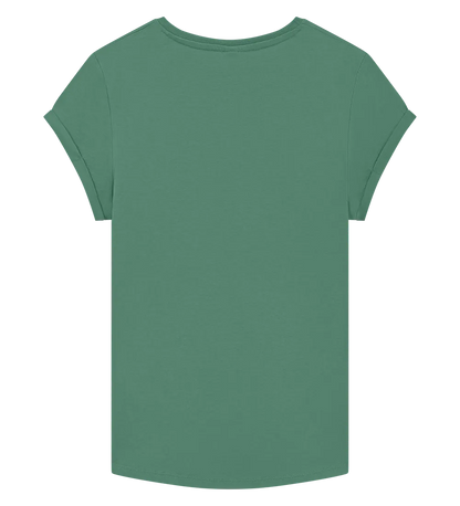 EP16-SAG0 - Women's Rolled Sleeve T-shirt - Sage Green