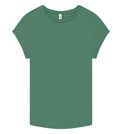 EP16-SAG0 - Women's Rolled Sleeve T-shirt - Sage Green