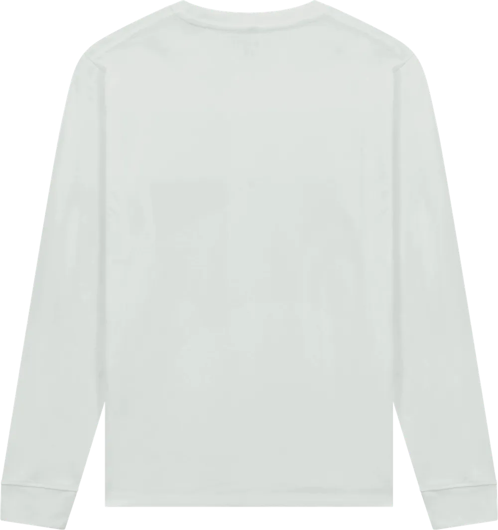 EP185L-FWH4 - Premium Long Sleeve T-shirt - Faded White