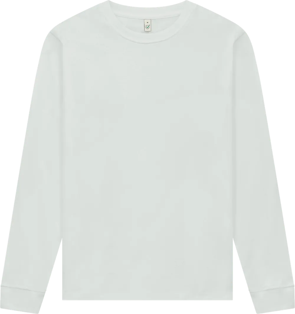 EP185L-FWH3 - Premium Long Sleeve T-shirt - Faded White