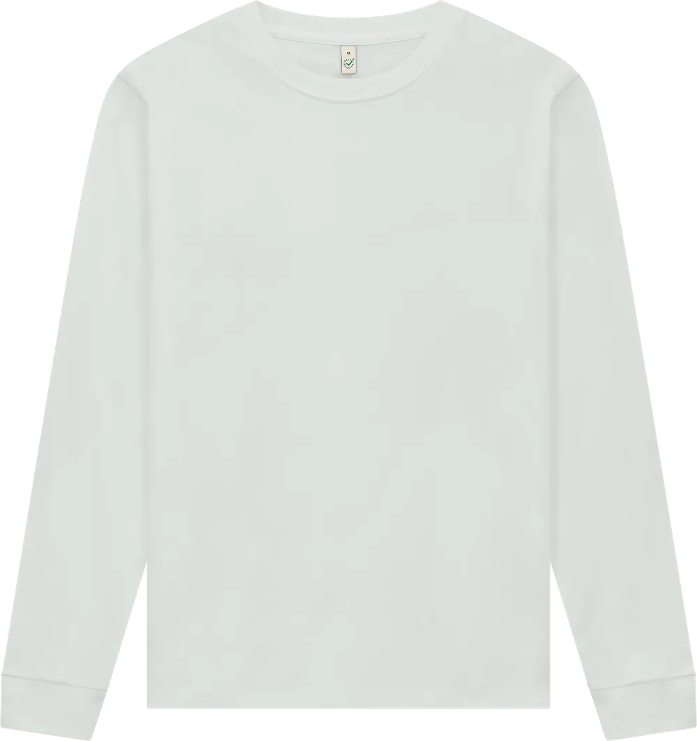 EP185L-FWH3 - Premium Long Sleeve T-shirt - Faded White