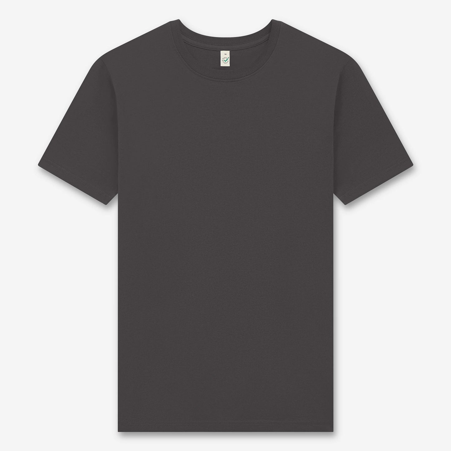 Earth Positive Premium Jersey T-shirt - Faded Black Deep Grey - 2XL