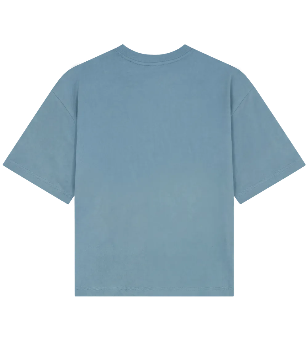EP220-BD0 - Women's Heavy Boxy T-shirt - Blue Dusk