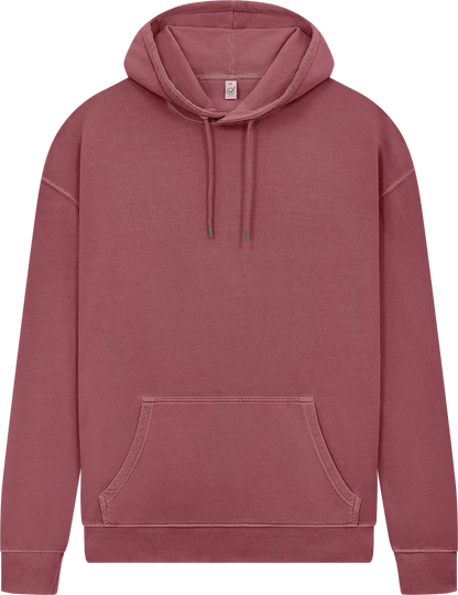 EP301-SBU3 - Pullover Hoodie - Stone Washed Burgundy