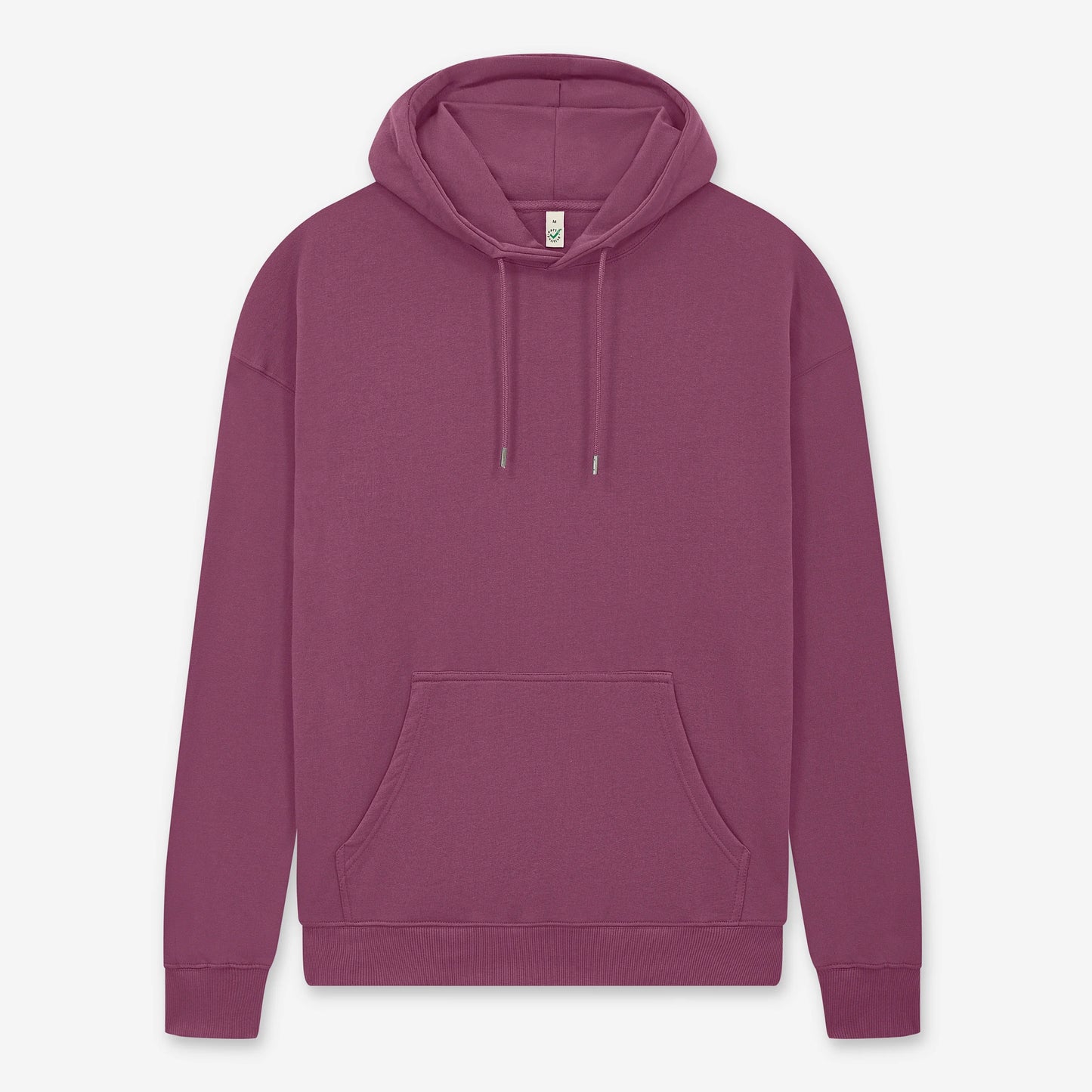 Earth Positive Pullover Hoodie - Faded Burgundy - L