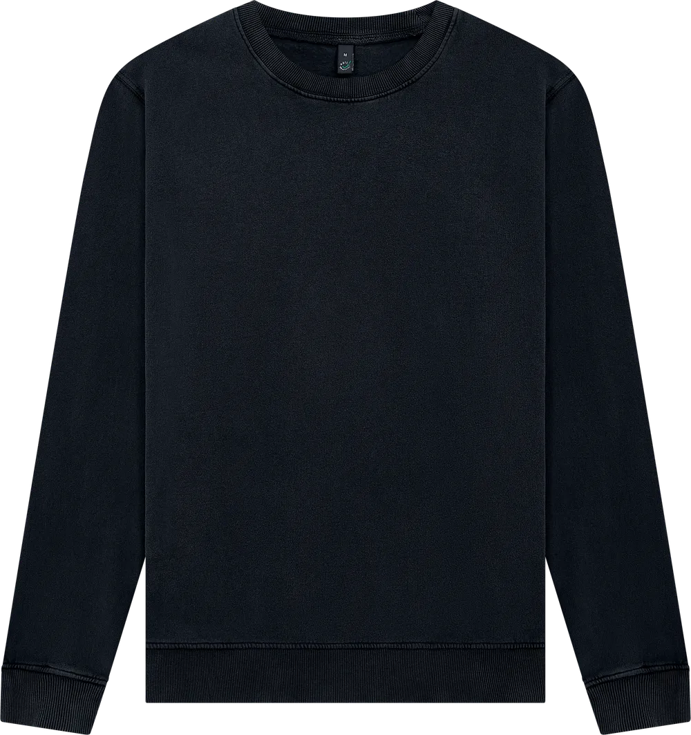 EP302-SBL3 - Sweatshirt - Stone Washed Black