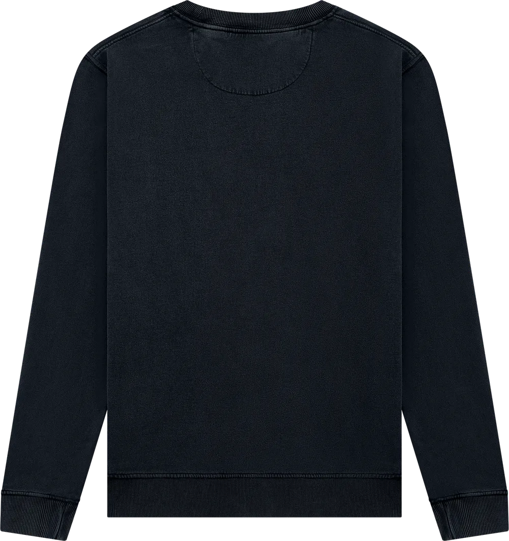 EP302-SBL3 - Sweatshirt - Stone Washed Black